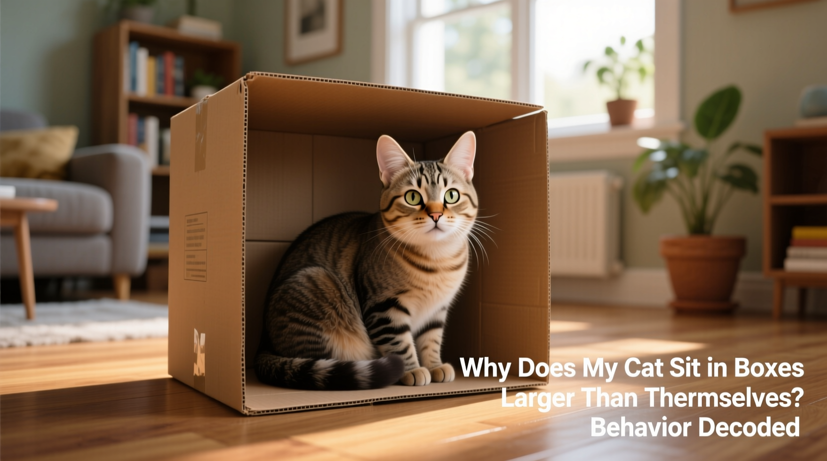 why does my cat sit in boxes larger than themselves behavior decoded