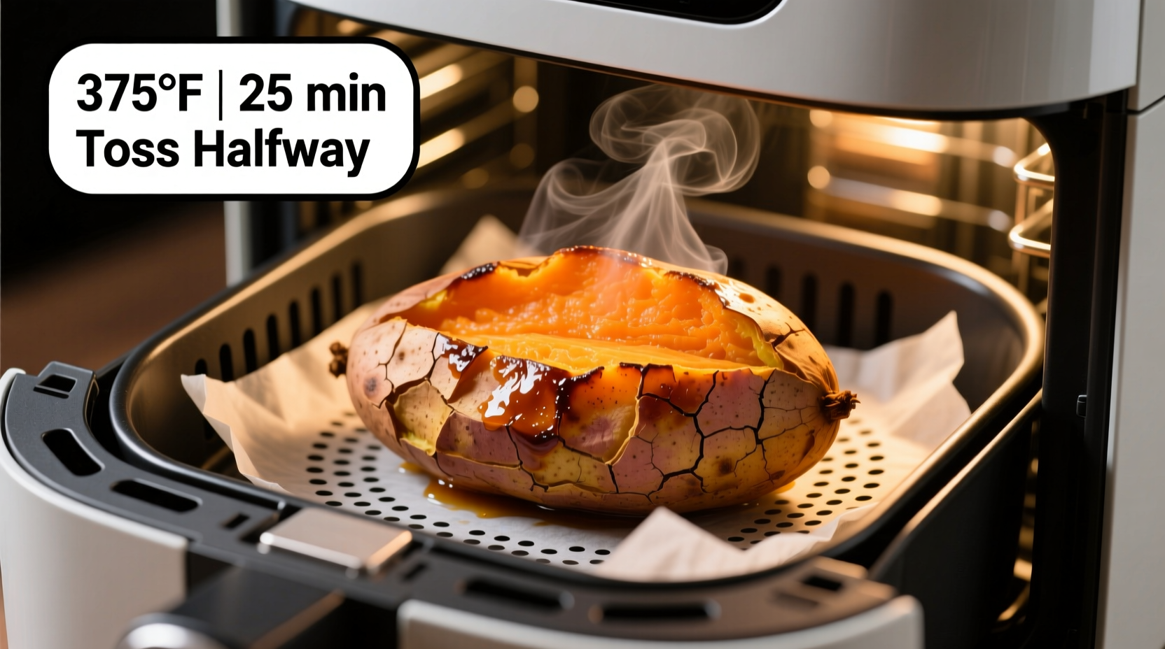Perfect Air Fryer Sweet Potato: 400°F for 35-45 Minutes