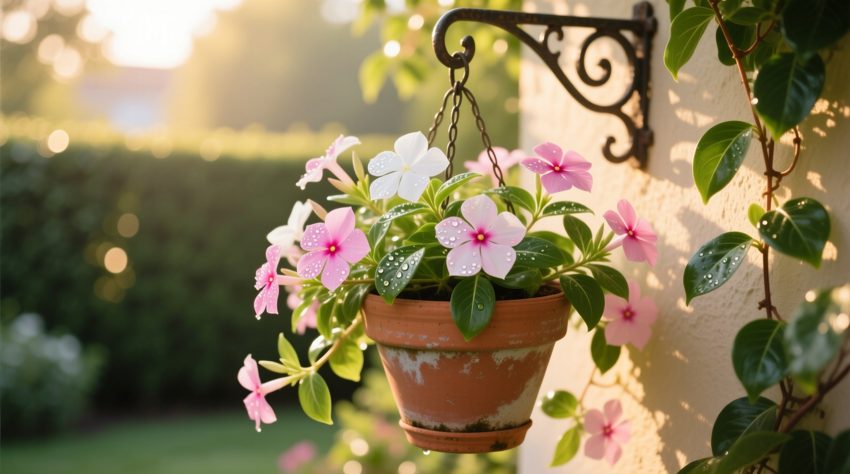 vinca hanging basket