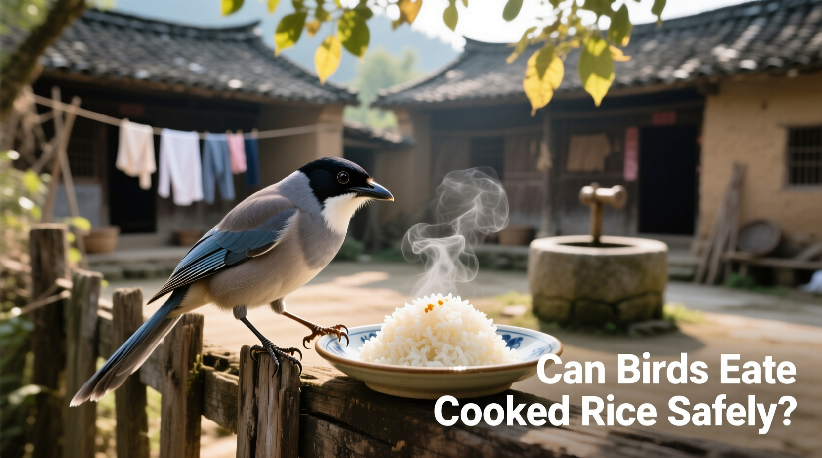 can birds eat cooked rice