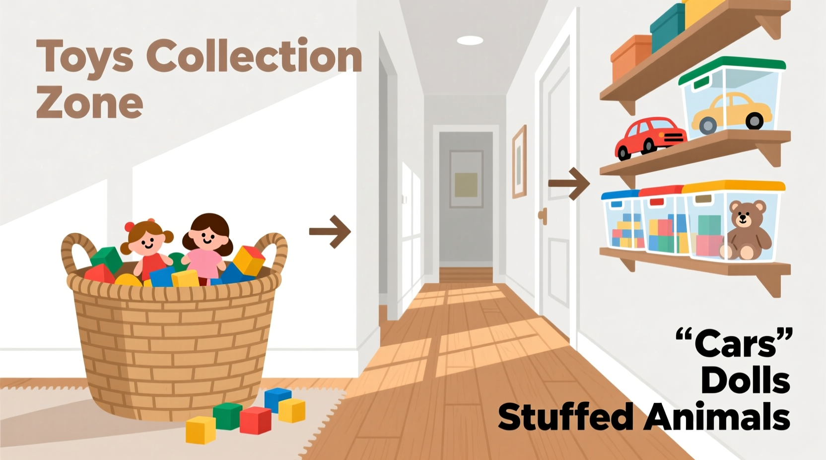3 simple steps to organize all the toys in your house