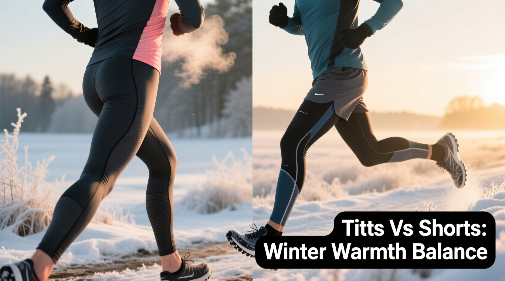 running tights vs shorts in winter which keeps muscles warmer without overheating