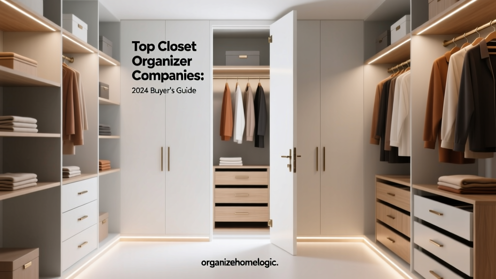 Top Closet Organizer Companies: 2024 Buyer's Guide