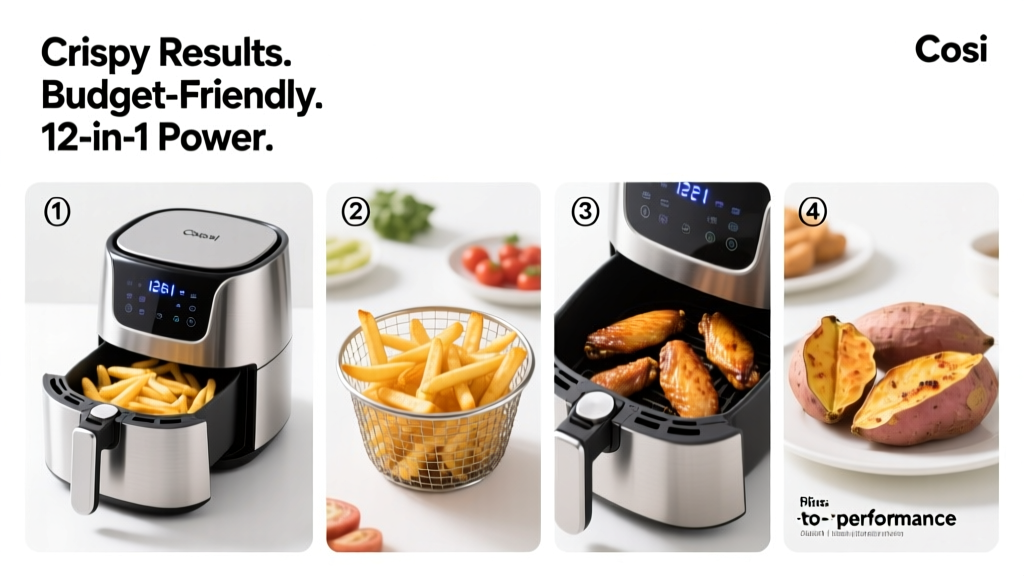 Cosori 12-in-1 Air Fryer Review: Crispy Results on a Budget
