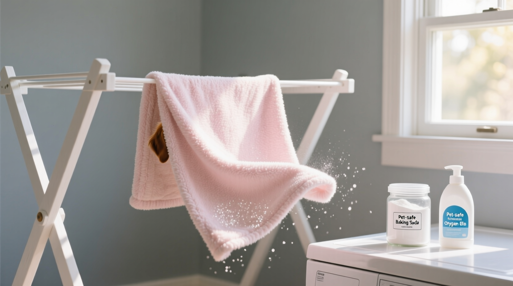 how to deodorize dog blankets without vinegar