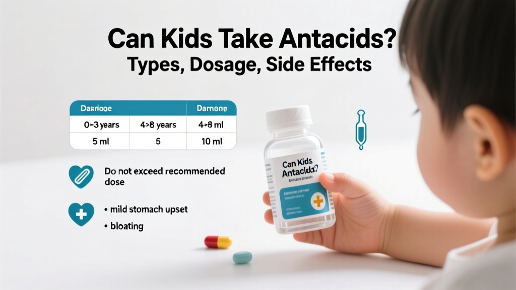 Can Kids Take Antacids? Types, Age-Specific Dosage Guidelines, and Evidence-Based Safety Considerations