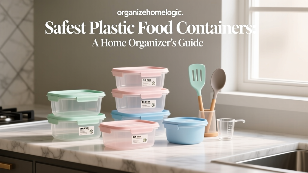 Safest Plastic Food Containers: A Home Organizer's Guide