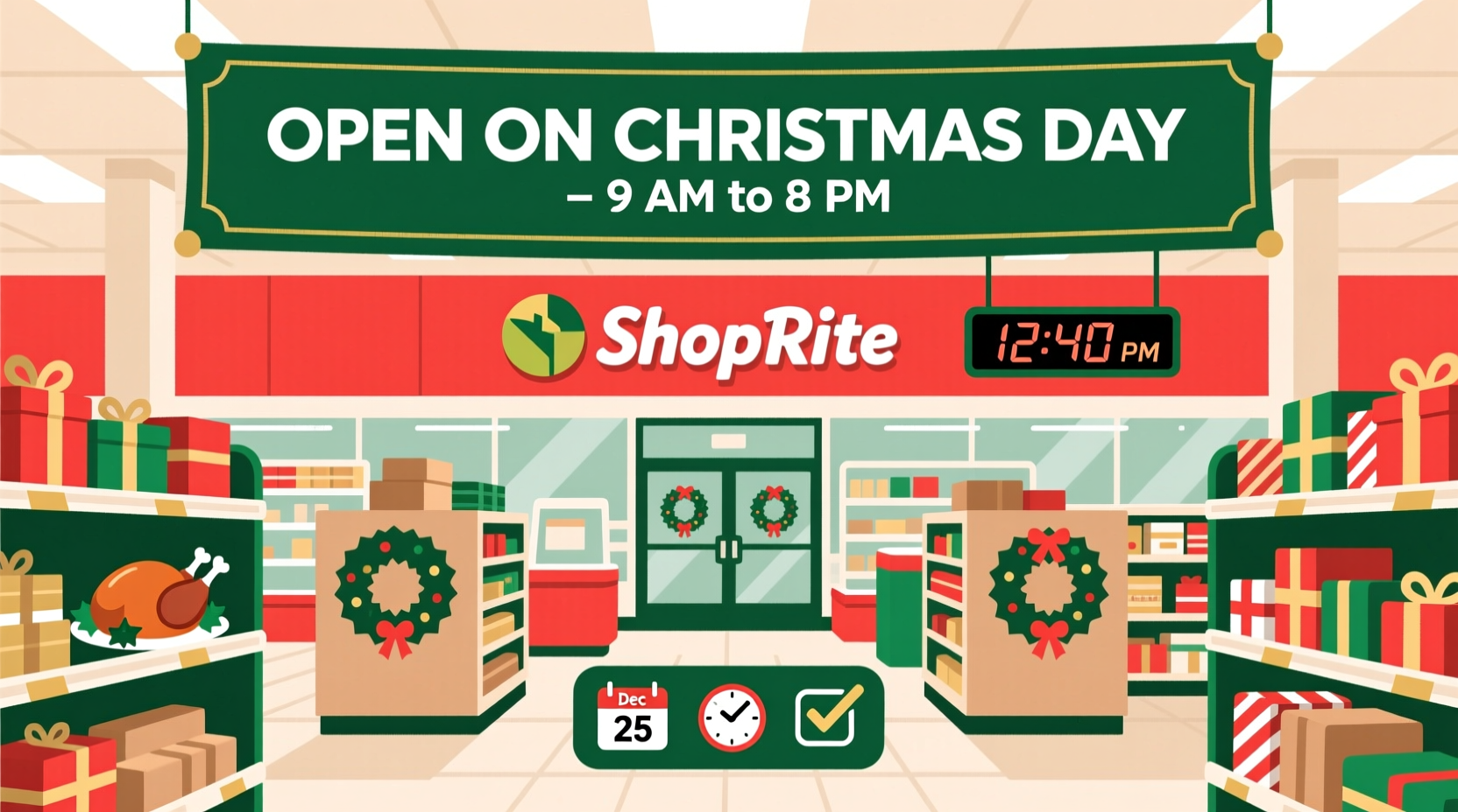 is shoprite open on christmas