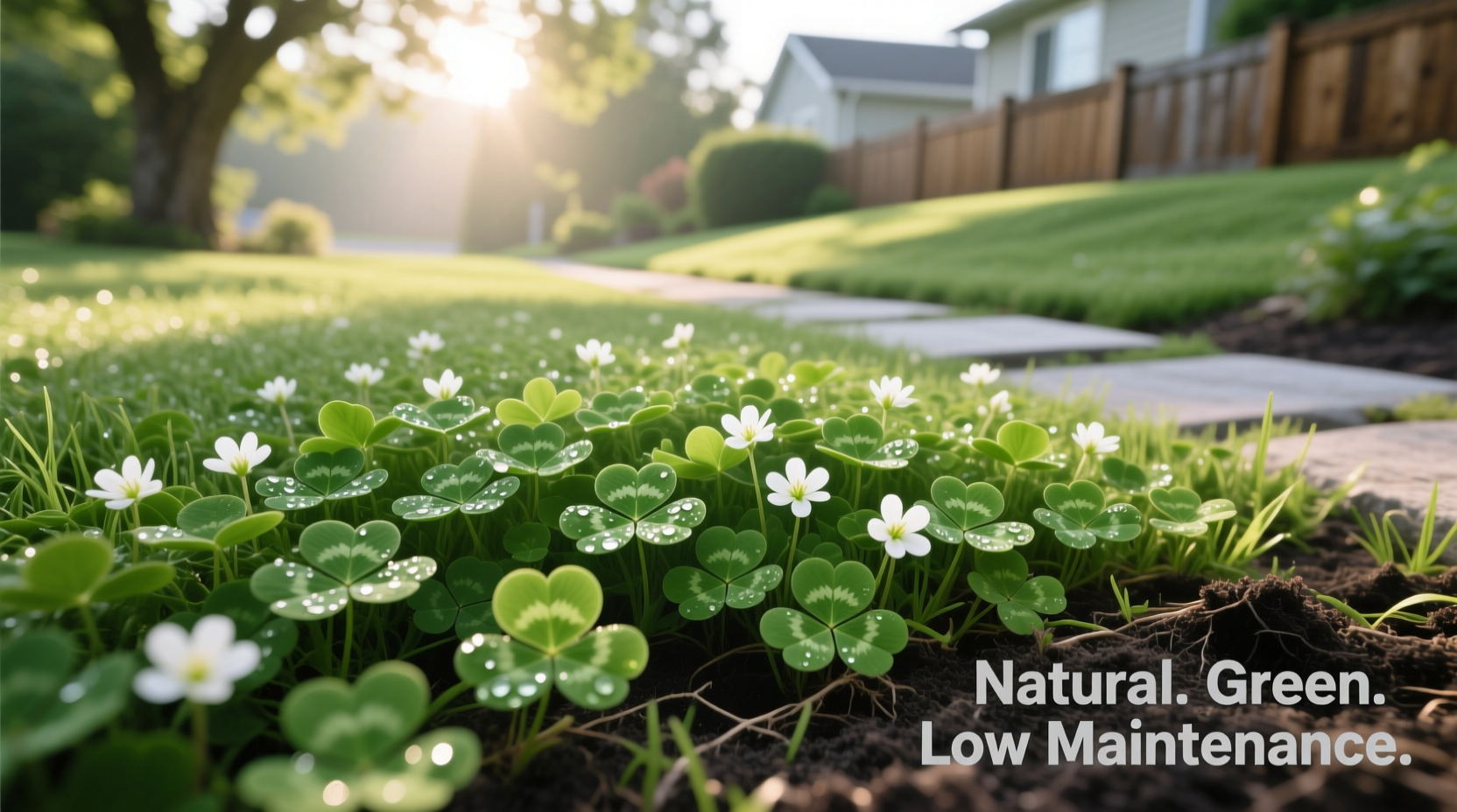 micro clover a lowmaintenance lawn alternative