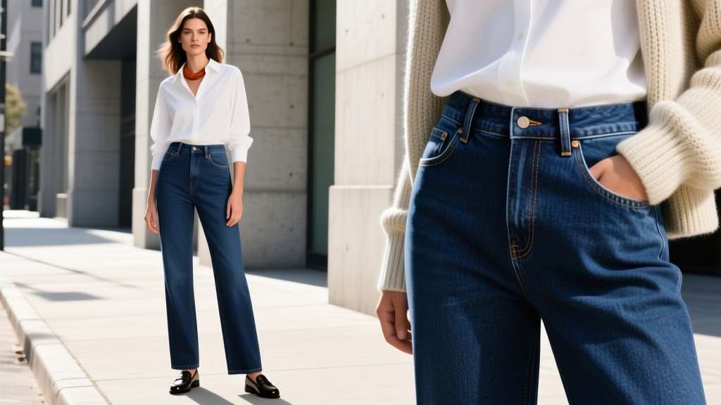 Straight Leg Jeans: The Smart Middle Ground?