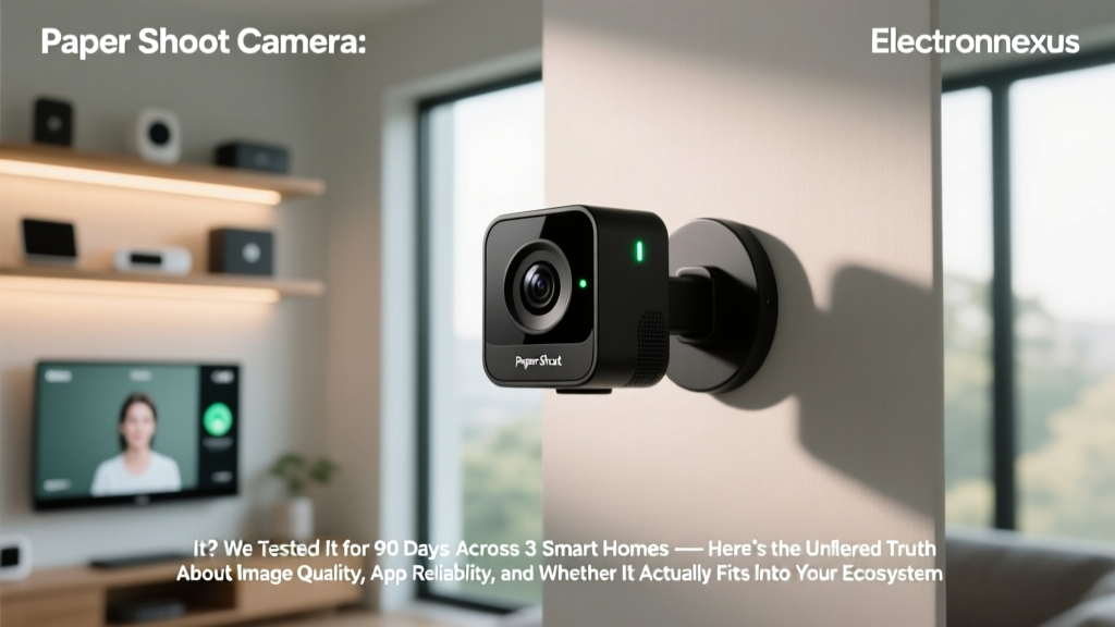 Paper Shoot Camera Is It Worth It? We Tested It for 90 Days Across 3 Smart Homes — Here’s the Unfiltered Truth About Image Quality, App Reliability, and Whether It Actually Fits Into Your Ecosystem