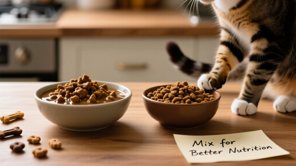 The Benefits of Mixing Wet and Dry Cat Food