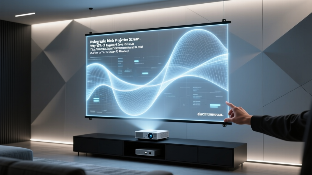 Holographic Mesh Projector Screen: Why 92% of Buyers Overlook This Critical Setup Mistake (And How to Fix It in Under 10 Minutes)