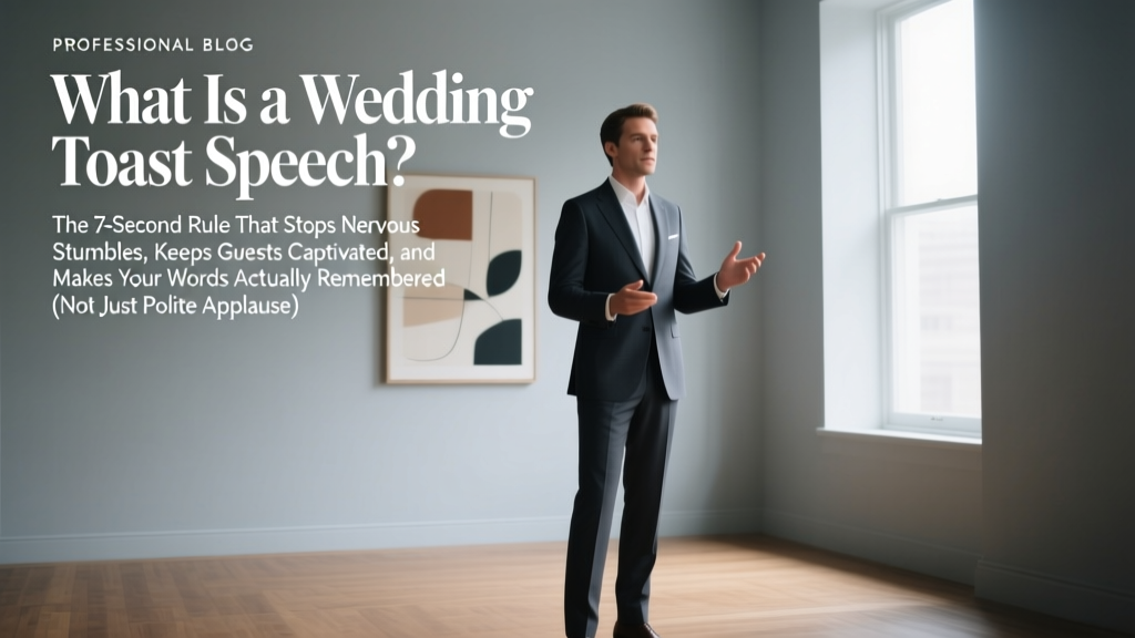 Wedding Toast Speech: Structure, Timing & Psychology