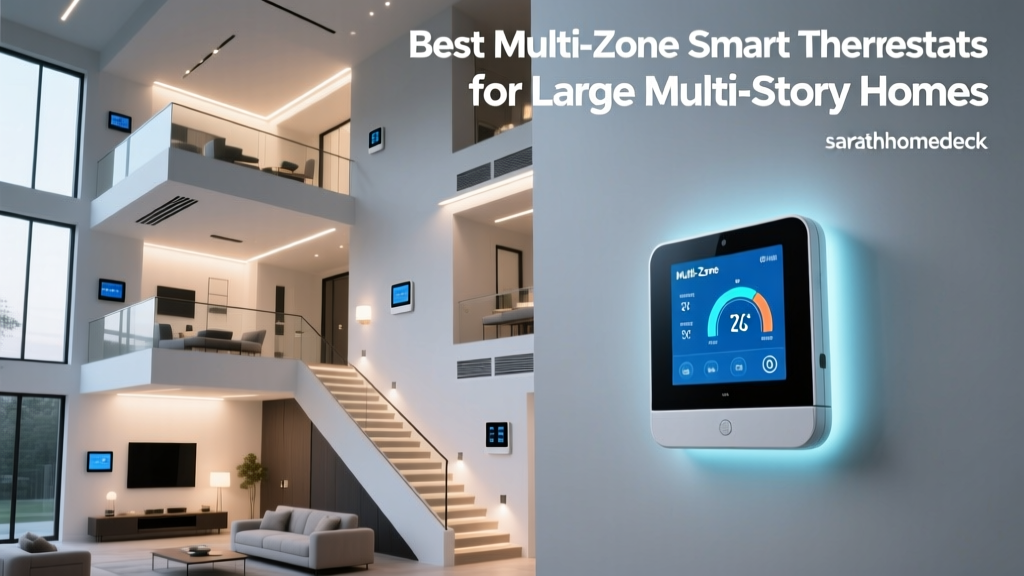 Best Multi-Zone Smart Thermostats for Large Multi-Story Homes