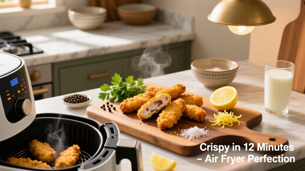 Perfect Frozen Chicken Tenders in Air Fryer Oven