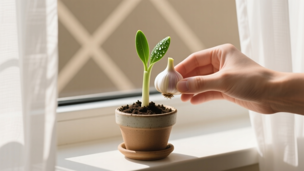 Garlic Indoors in Spring: How to Grow It Right