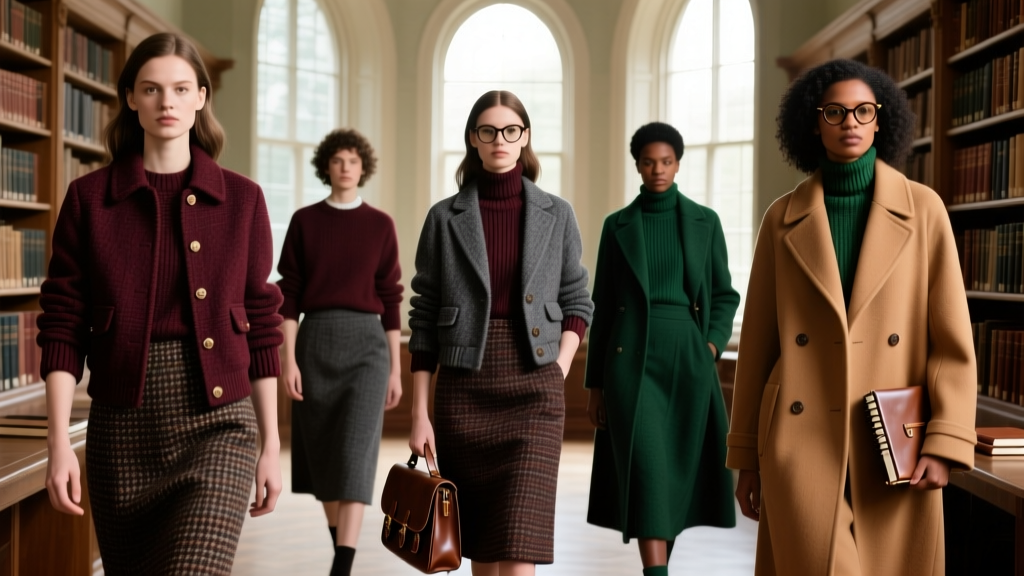 Dark Academia Tweed & Wool Styling Guide