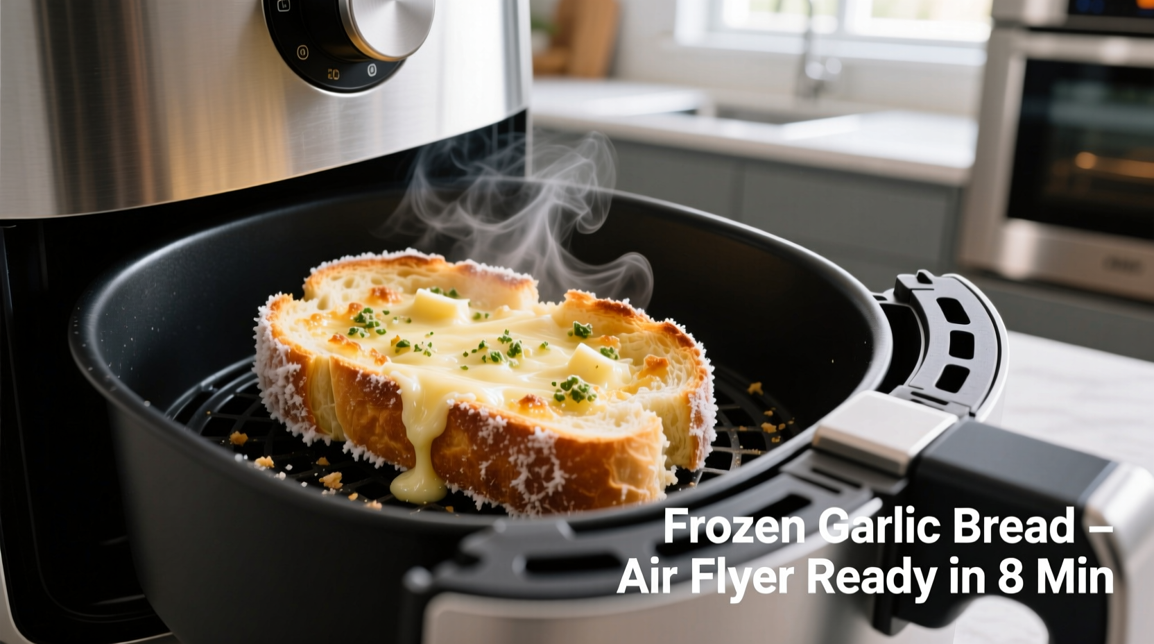 Perfect Frozen Garlic Bread in Air Fryer: 5-Minute Method