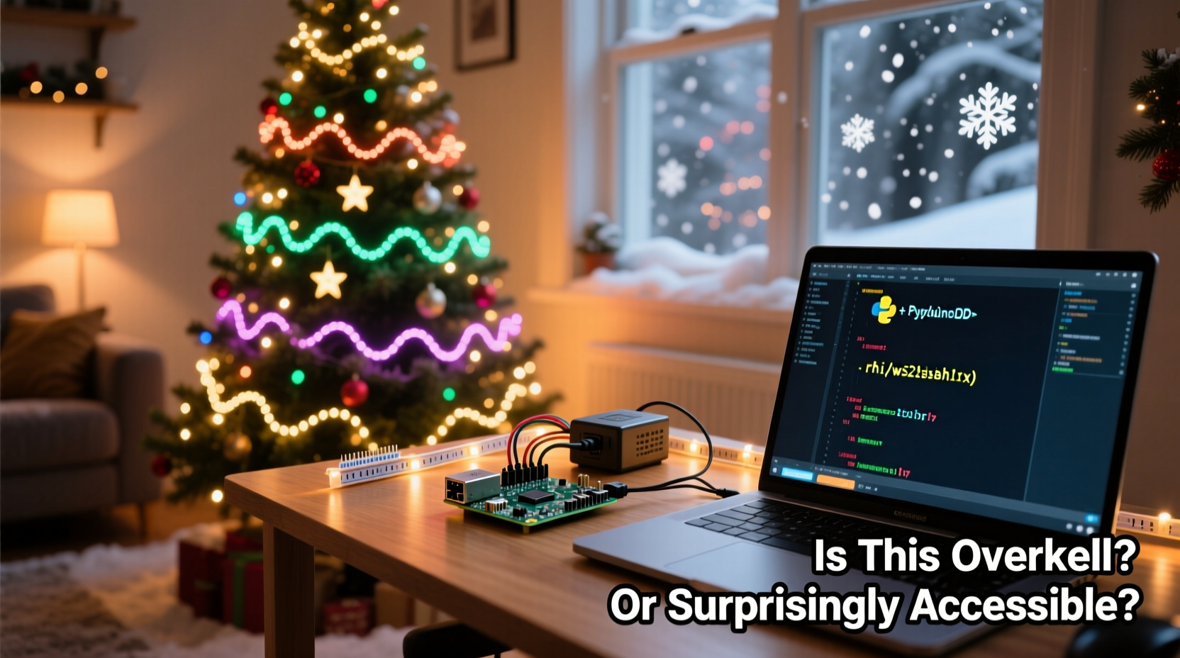 is using a raspberry pi to control synchronized christmas light sequences overkill or surprisingly accessible