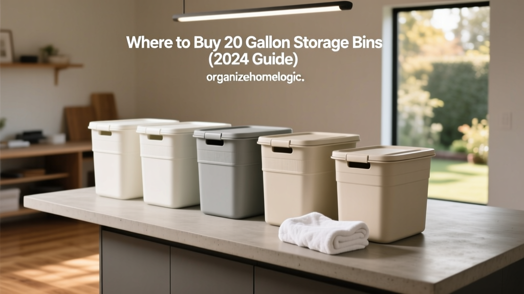 Where to Buy 20 Gallon Storage Bins (2024 Guide)