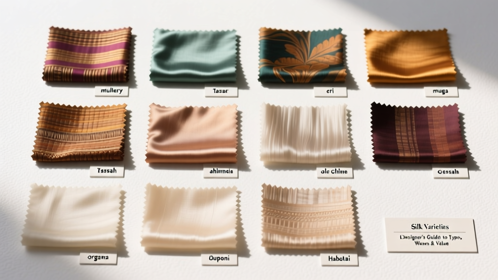 Silk Varieties: A Designer’s Guide to Types, Weaves & Value