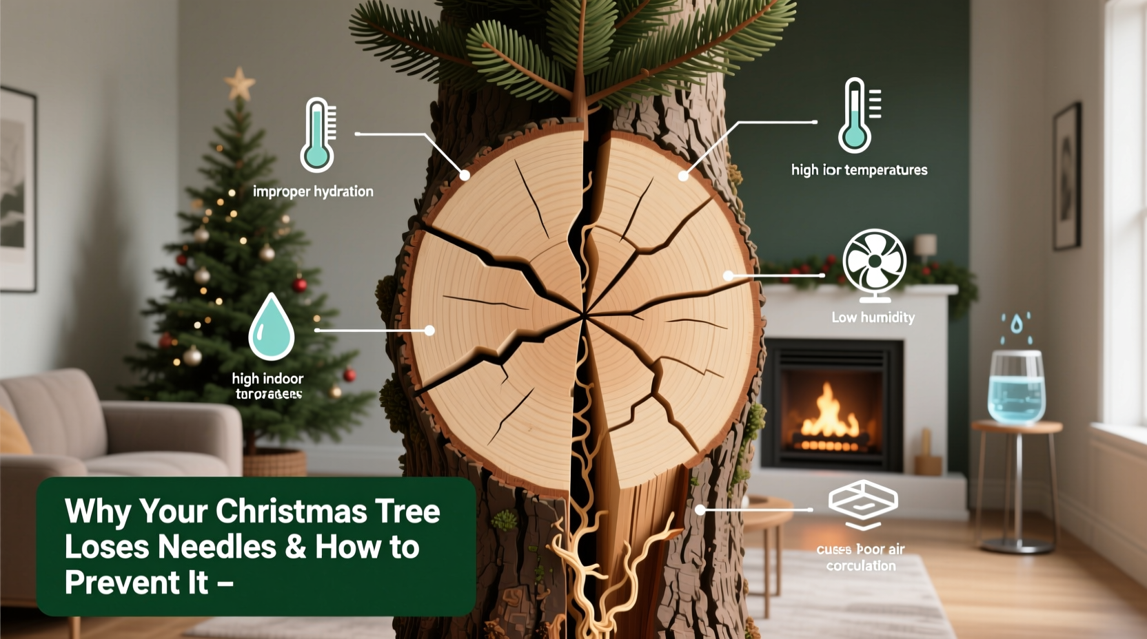 why is my christmas tree losing needles within days and how to prevent it