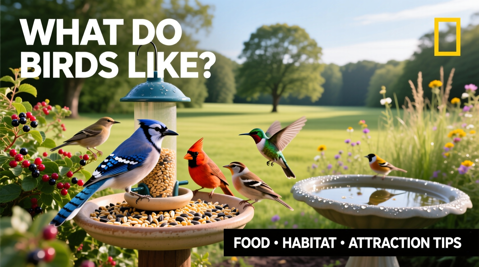 What Do Birds Like: Food, Habitat & Attraction Tips