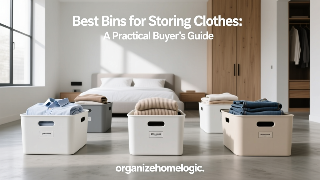 Best Bins for Storing Clothes: A Practical Buyer’s Guide