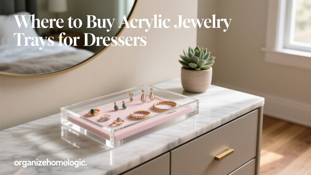 Where to Buy Acrylic Jewelry Trays for Dressers