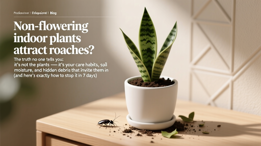 Do Indoor Plants Attract Roaches? | Care Fixes (2026)