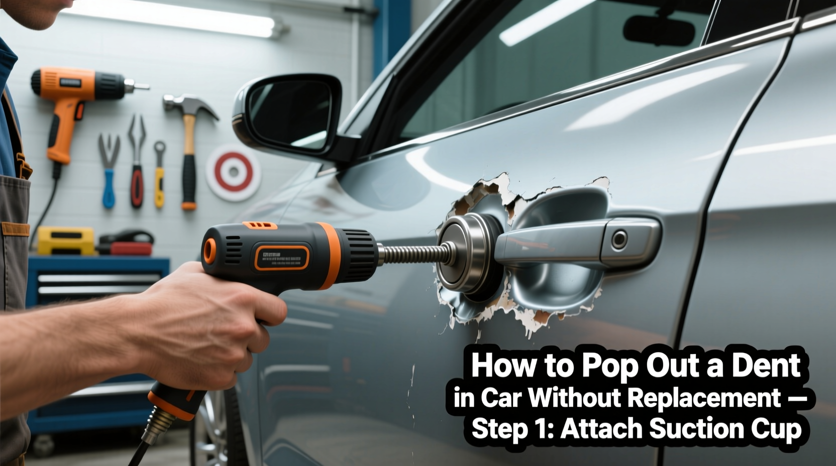 how to pop out a dent in car