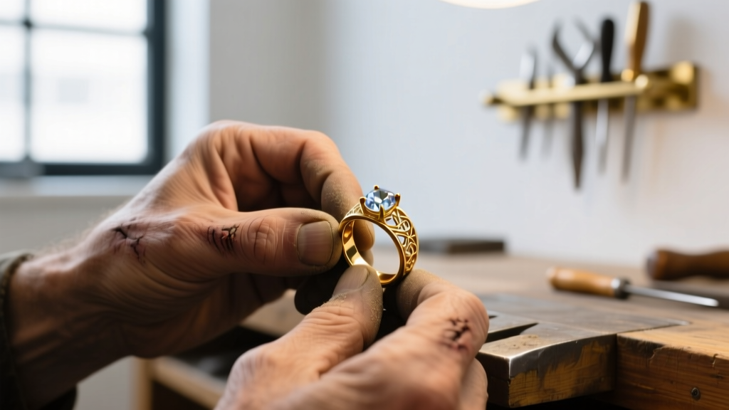 Macro photography of a jeweler