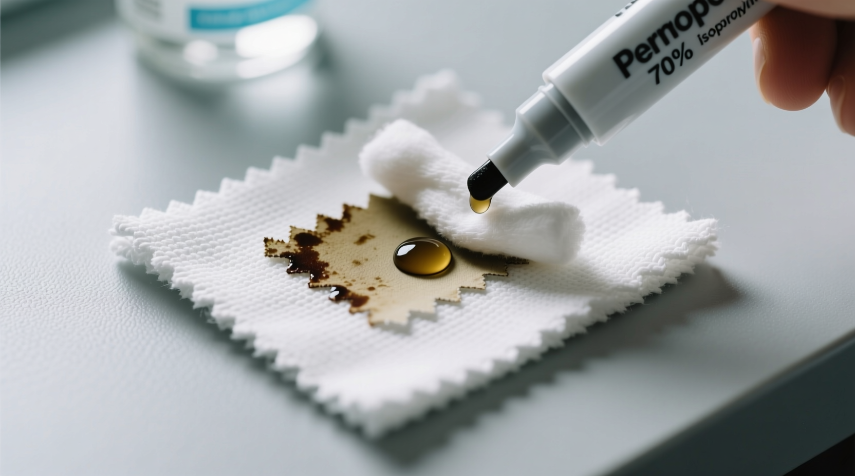 remove permanent marker from polyester blends
