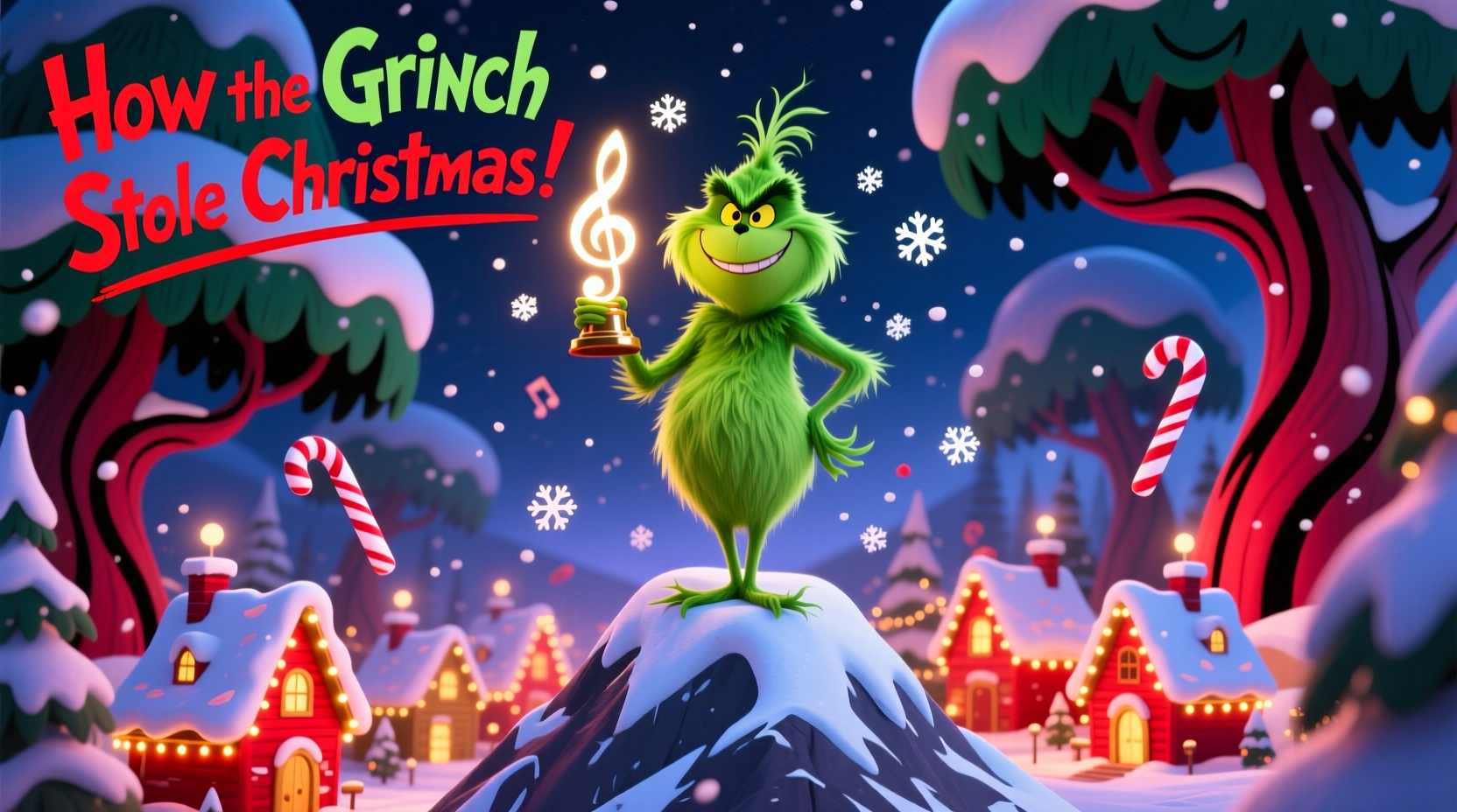 how the grinch stole christmas song lyrics