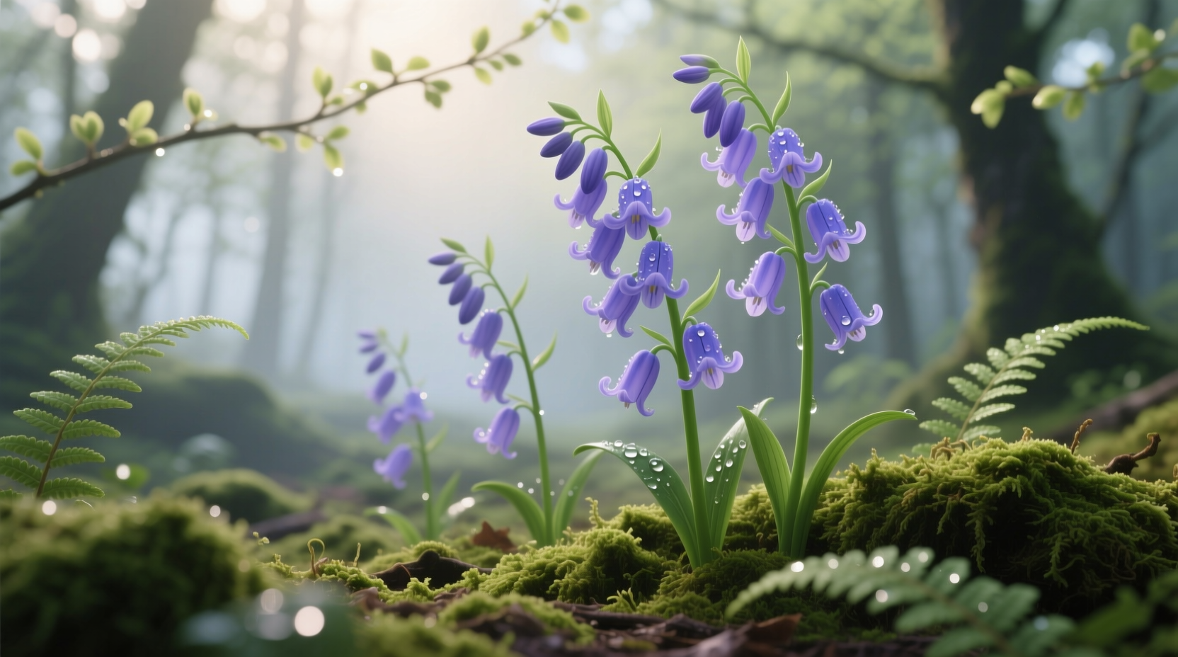 growing spring blooming jacobs ladder