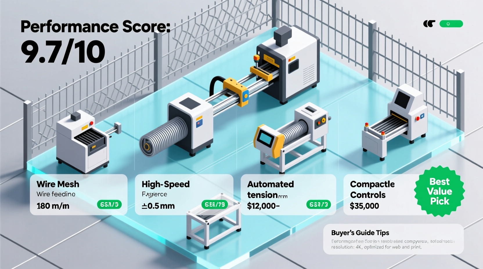 best wire mesh fence machine