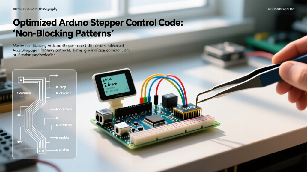 Optimized Arduino Stepper Control Code: Non-Blocking Patterns