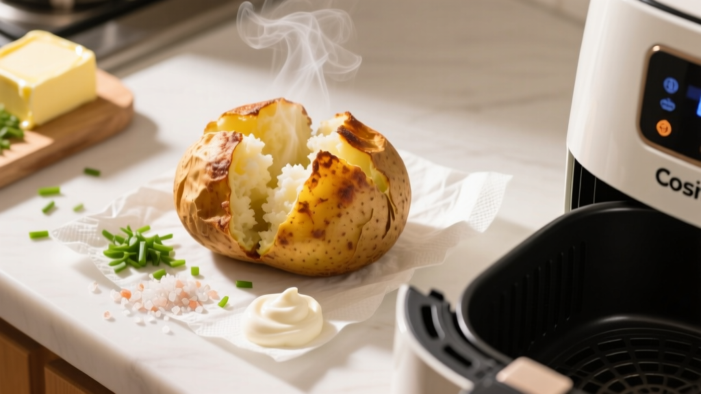 Perfect Jacket Potato in Cosori Air Fryer (Crispy & Fluffy!)