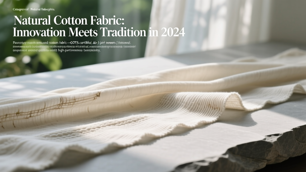 Natural Cotton Fabric: Innovation Meets Tradition in 2024