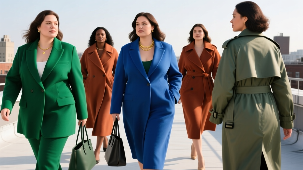 Plus Size Outerwear Styles in Fashion 2024