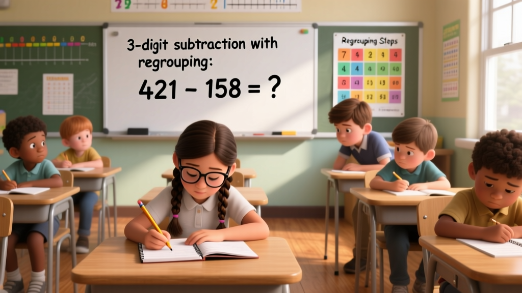 Mastering Subtraction with 3-Digit Numbers and Regrouping: Evidence-Based Strategies for Teachers and Parents