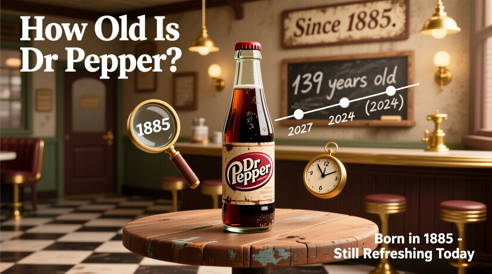 Dr Pepper Age Revealed: 139 Years Since 1885 Creation