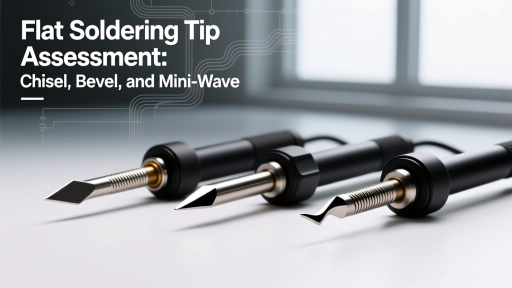 Flat Soldering Tip Assessment: Chisel, Bevel, and Mini-Wave