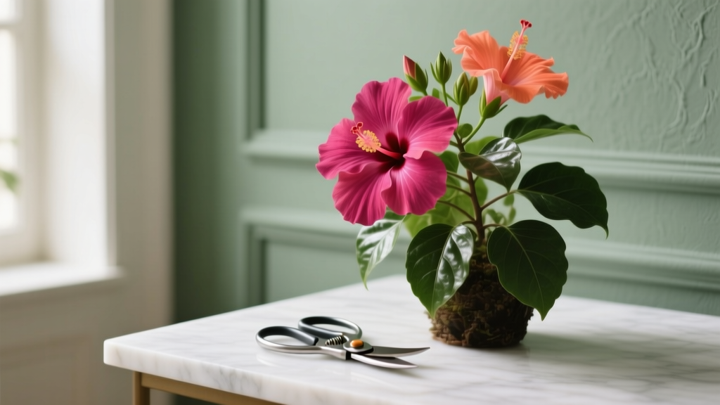 How to Prune Indoor Hibiscus for More Blooms