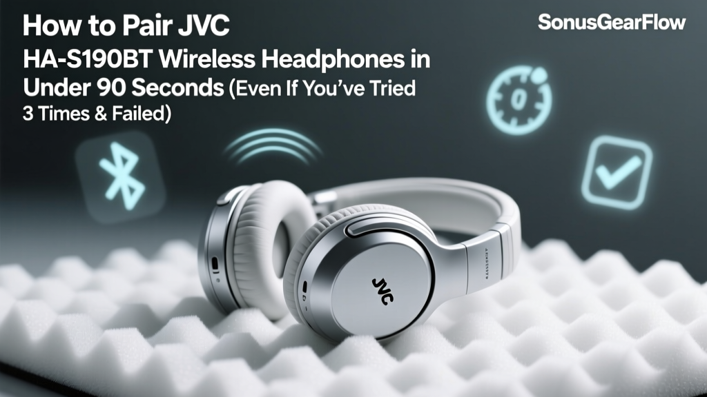JVC HA-S190BT Pairing Guide: Fix Connection Issues
