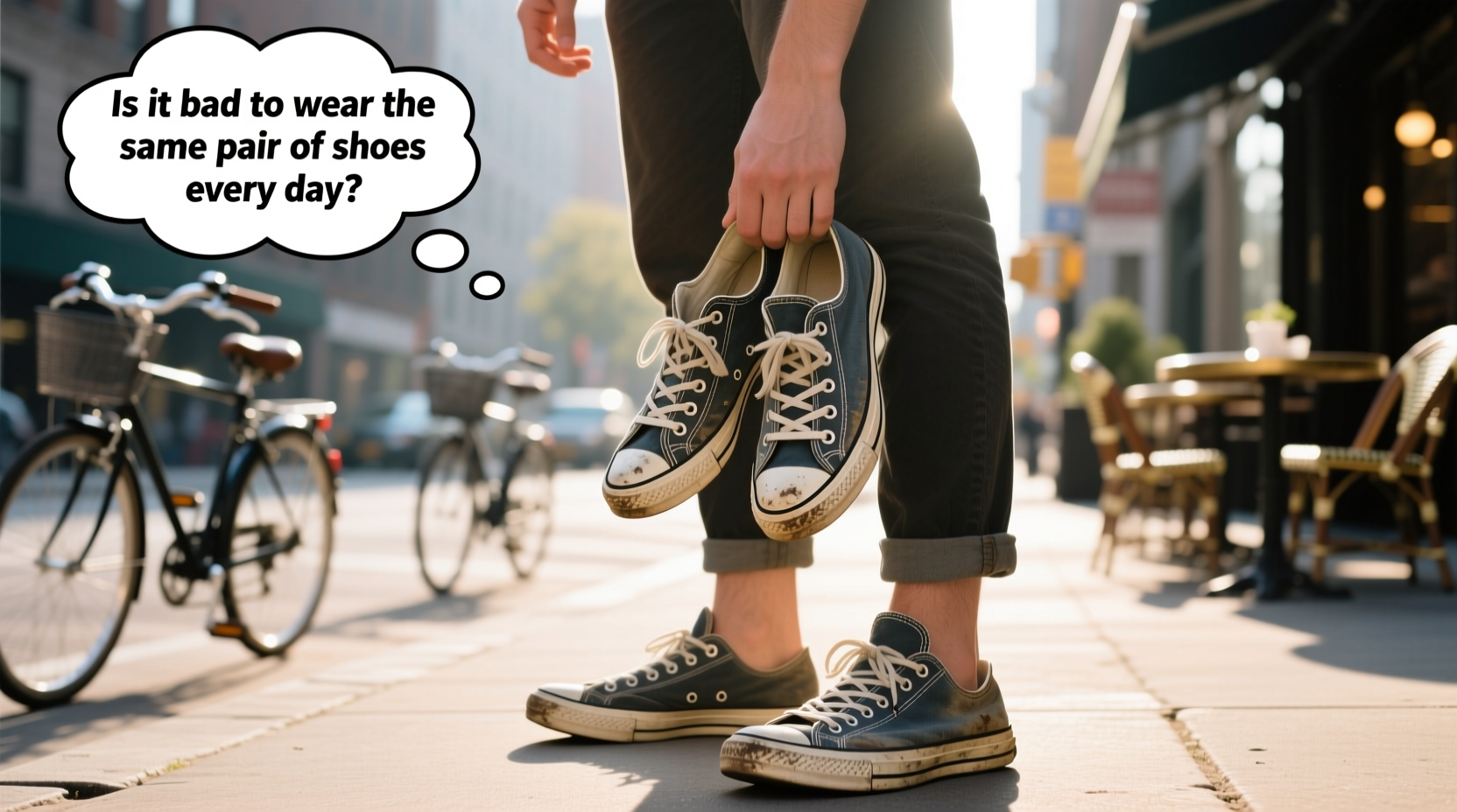 is it bad to wear the same pair of shoes every day