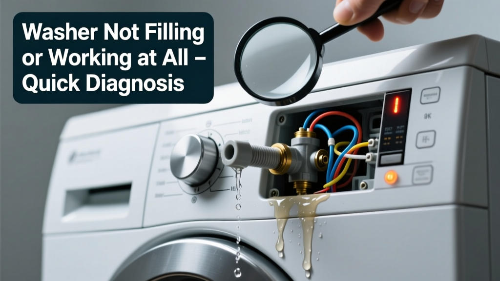 Washer Not Filling or Working at All: Quick Diagnosis