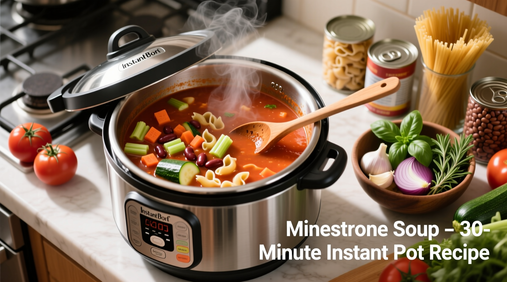 how to make minestrone soup in an instant pot