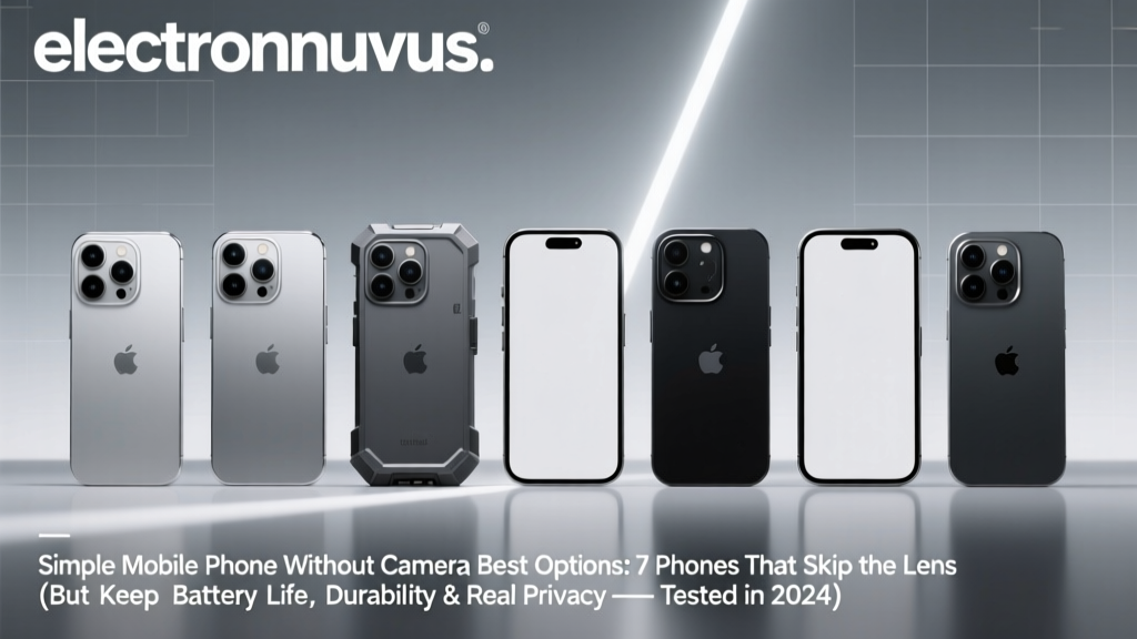 Simple Mobile Phone Without Camera Best Options: 7 Phones That Skip the Lens (But Keep Battery Life, Durability & Real Privacy — Tested in 2024)